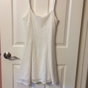 White lace dress
